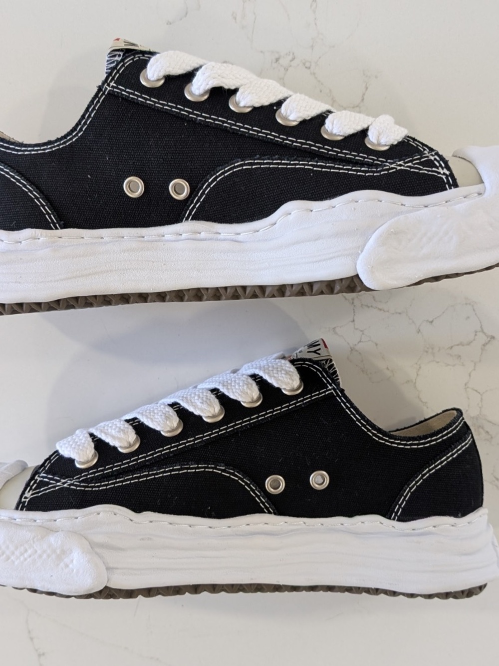 Maison Mihara Yasuhiro Hank OG Sole Canvas Low –Size EU 42